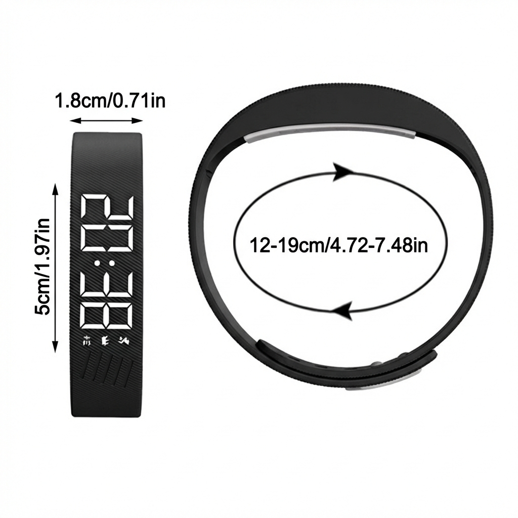 Calmiyra SilentWake™ Vibration Alarm Watch