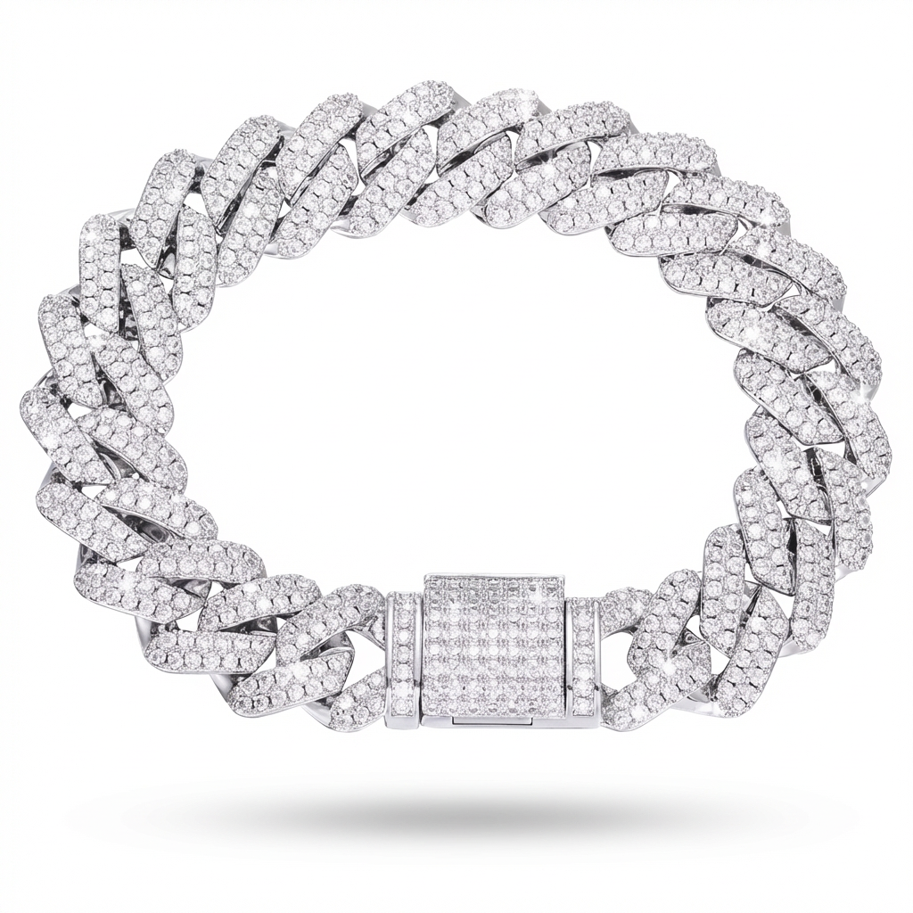 VYRYX Miami Frost Cuban Bracelet