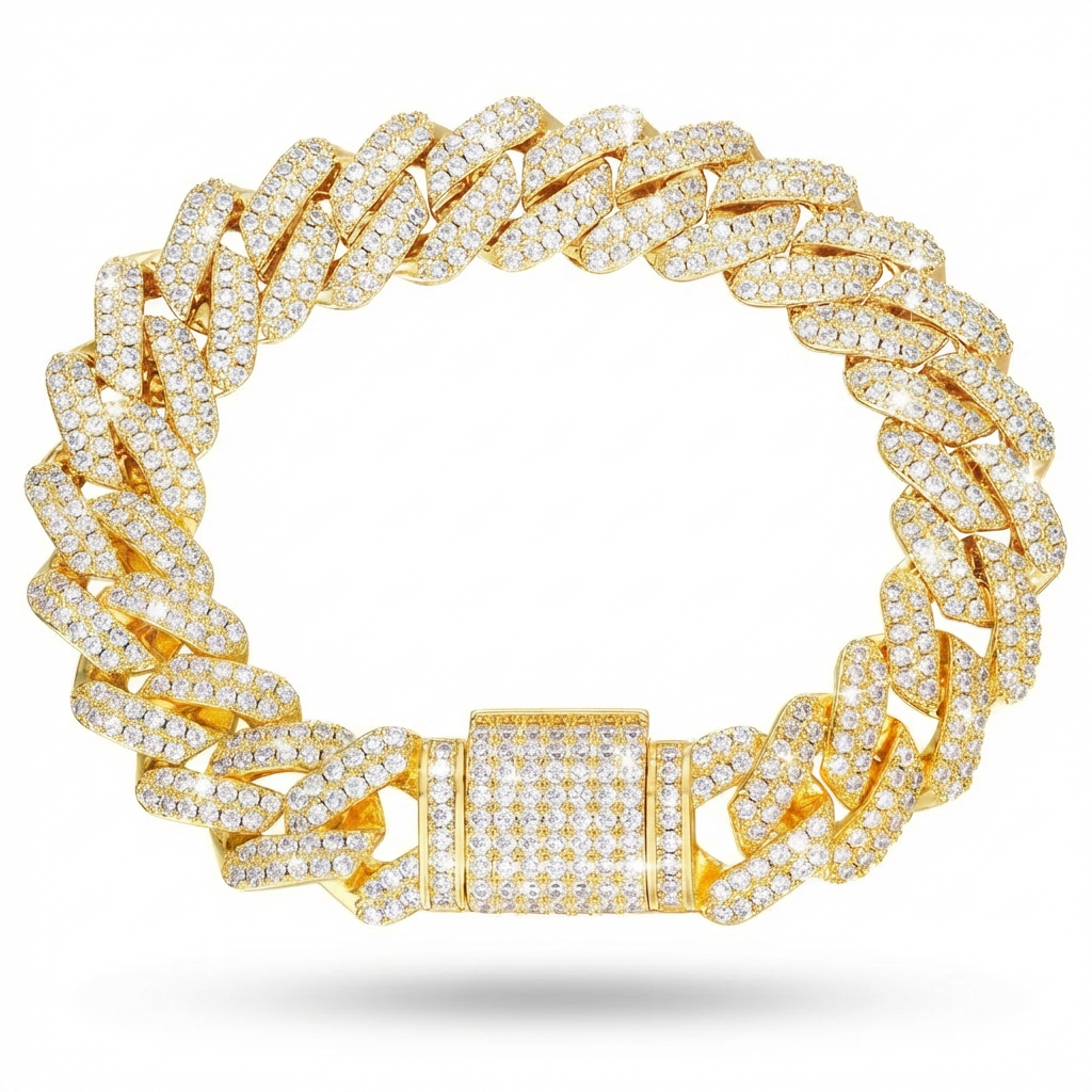 VYRYX Miami Frost Cuban Bracelet