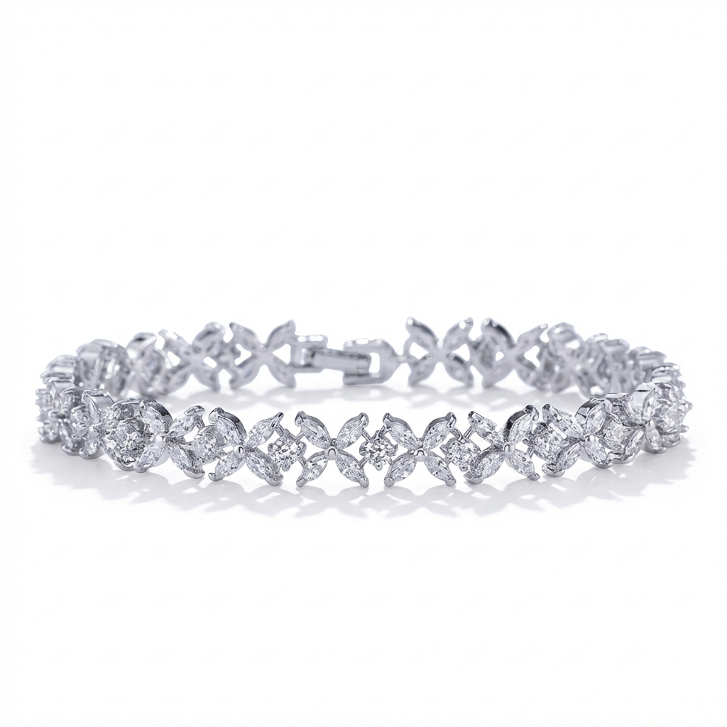VYRYX Blossom Shine Tennis Bracelet