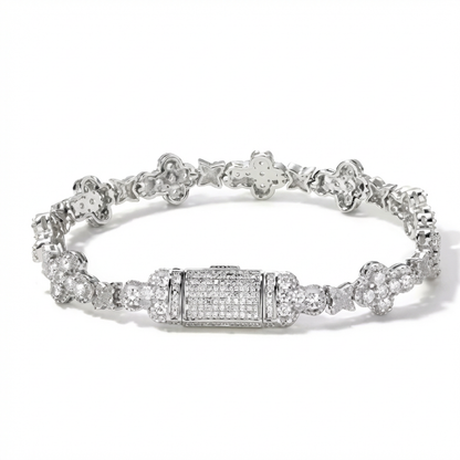 VYRYX CrossBloom Cuban Bracelet