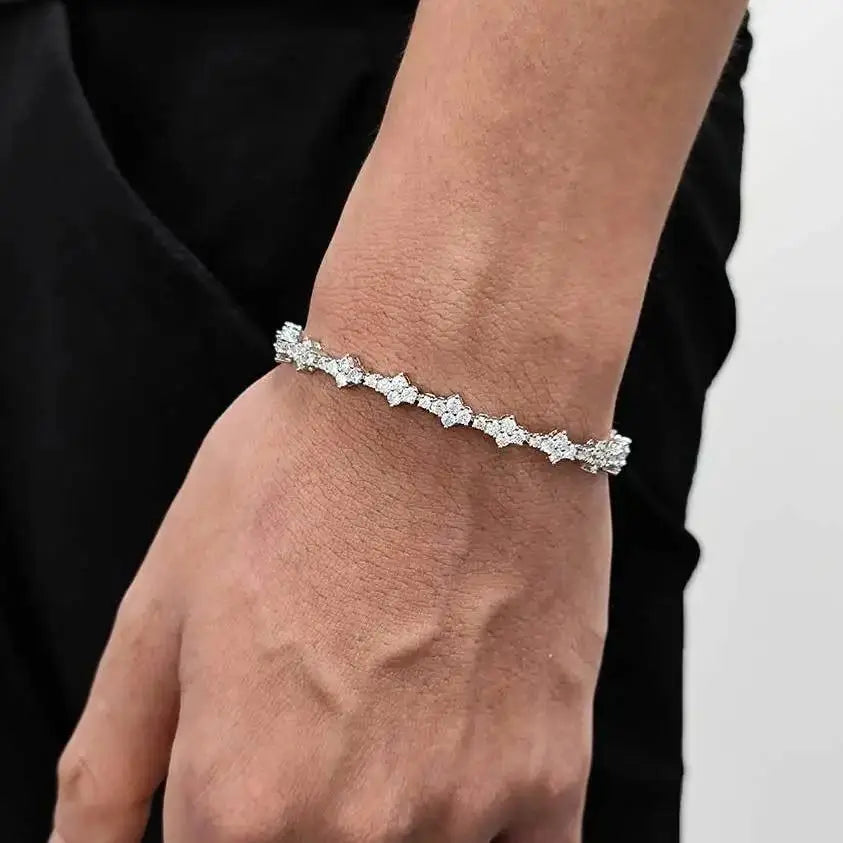 VYRYX Starline Iced Tennis Bracelet