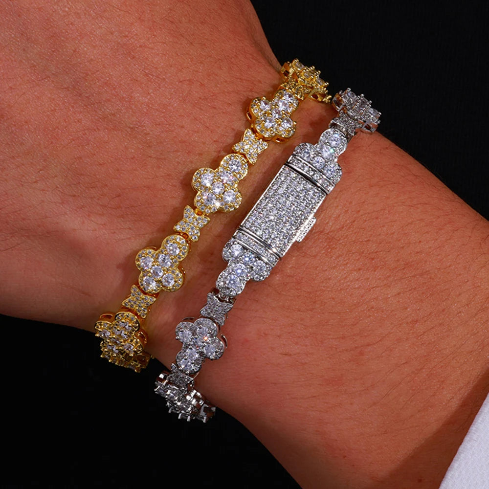 VYRYX CrossBloom Cuban Bracelet