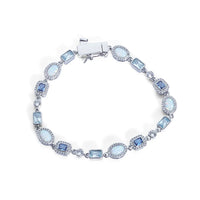 VYRYX Blue Ice Tennis Bracelet